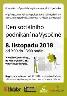 Den sociálního podnikání na Vysočině