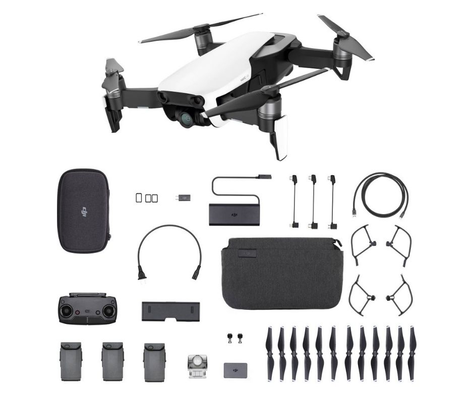 dron DJI Mavic Air obsah balení